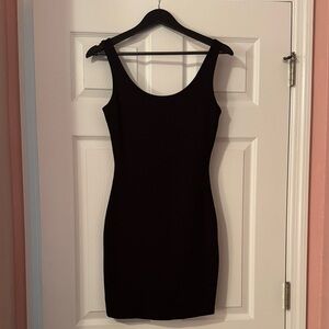 Sheer “patented “ The Sculpting Dress Black Mini Tank Dress